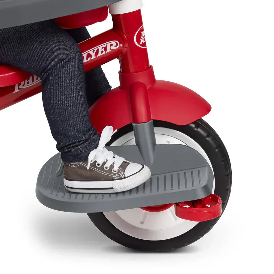 Radio Flyer 4-in-1 Stroll 'N Trike Push and Pedal Tricycle