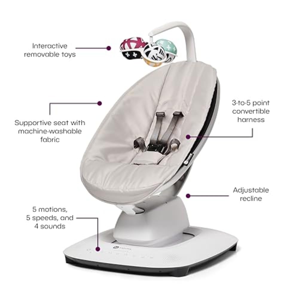 4moms MamaRoo 5.0 Multi-Motion Baby Swing Hammock