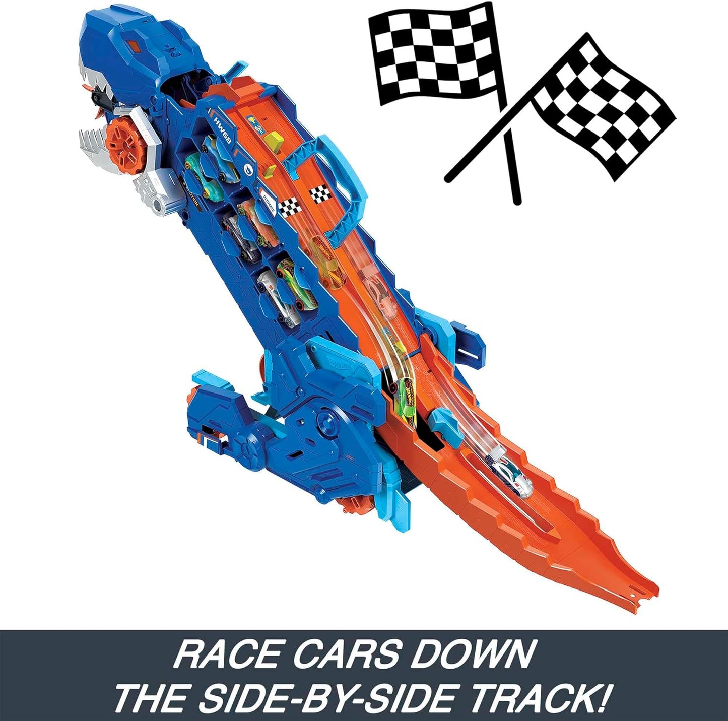 Hot Wheels Let's Race Netflix - Ultimate T-Rex Transporter