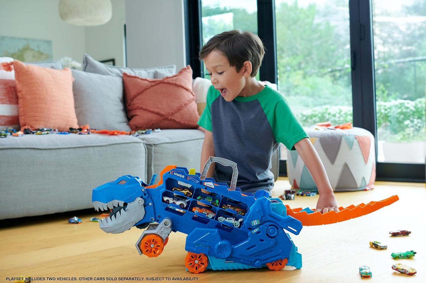 Hot Wheels Let's Race Netflix - Ultimate T-Rex Transporter