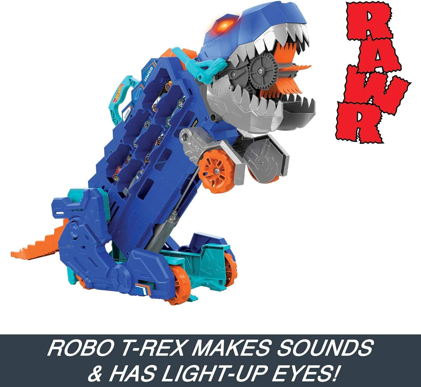 Hot Wheels Let's Race Netflix - Ultimate T-Rex Transporter