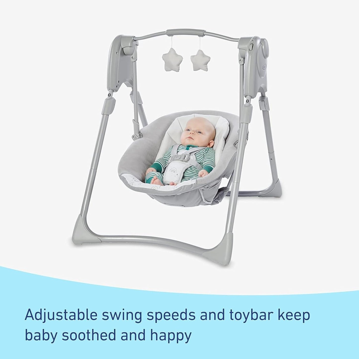 Graco Slim Spaces Compact Baby Swing