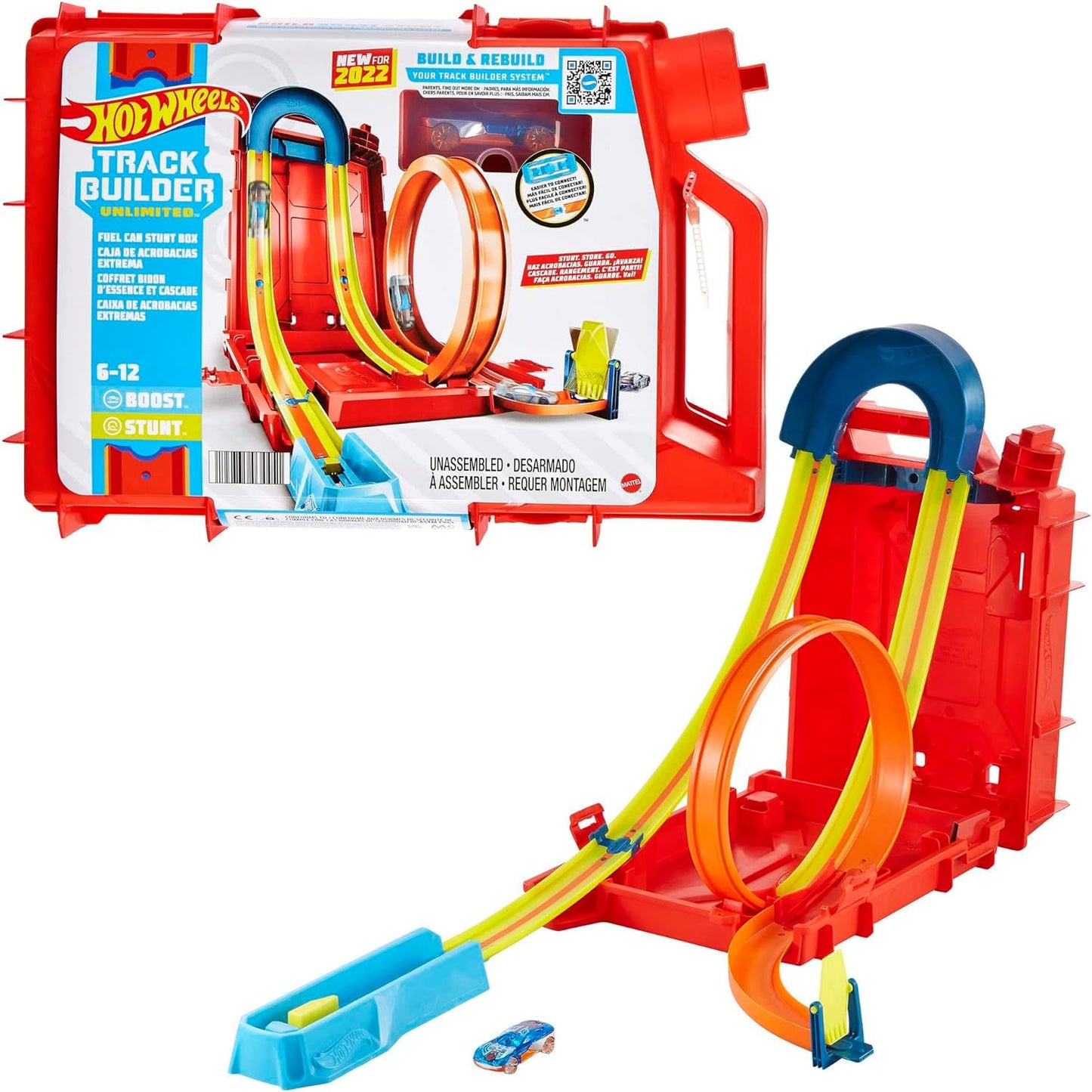 Hot Wheels Track Builder Unlimited Fuel Can Stunt Box