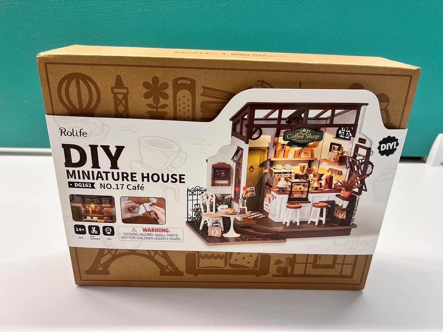 Rolife Dollhouses Café Miniature Wooden Doll House