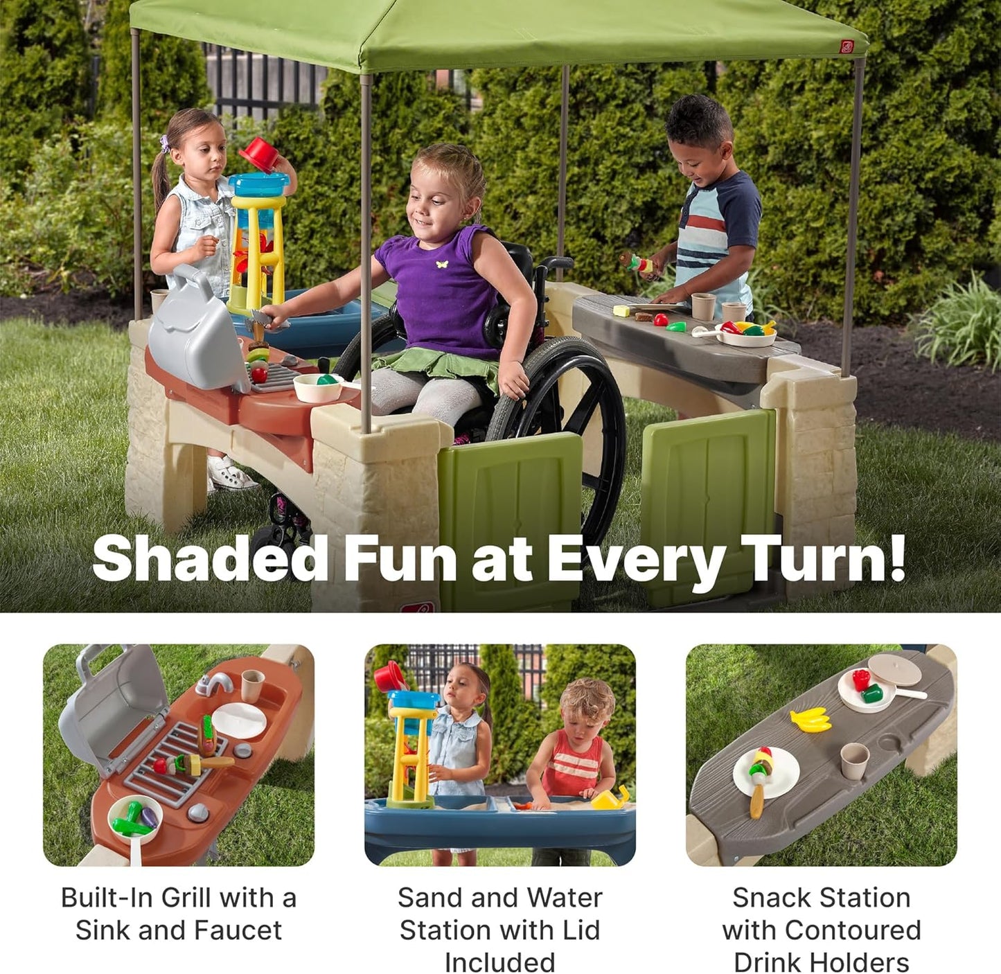 Step2 All Around Playtime Patio with Canopy