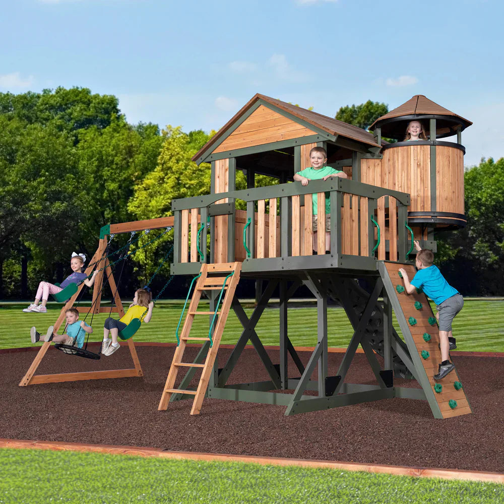 Backyard Discovery Eagles Nest Elite Swing Set