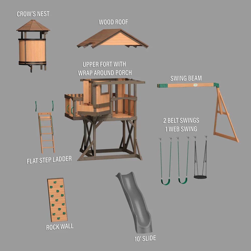 Backyard Discovery Eagles Nest Elite Swing Set
