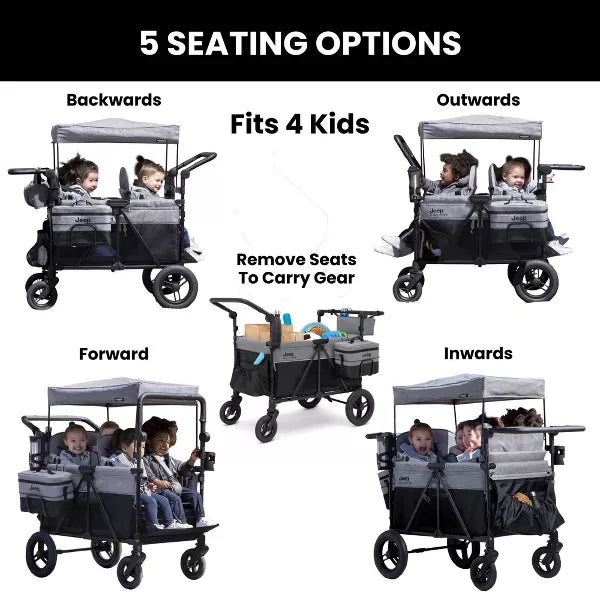Jeep Wrangler Stroller Wagon 4 seater