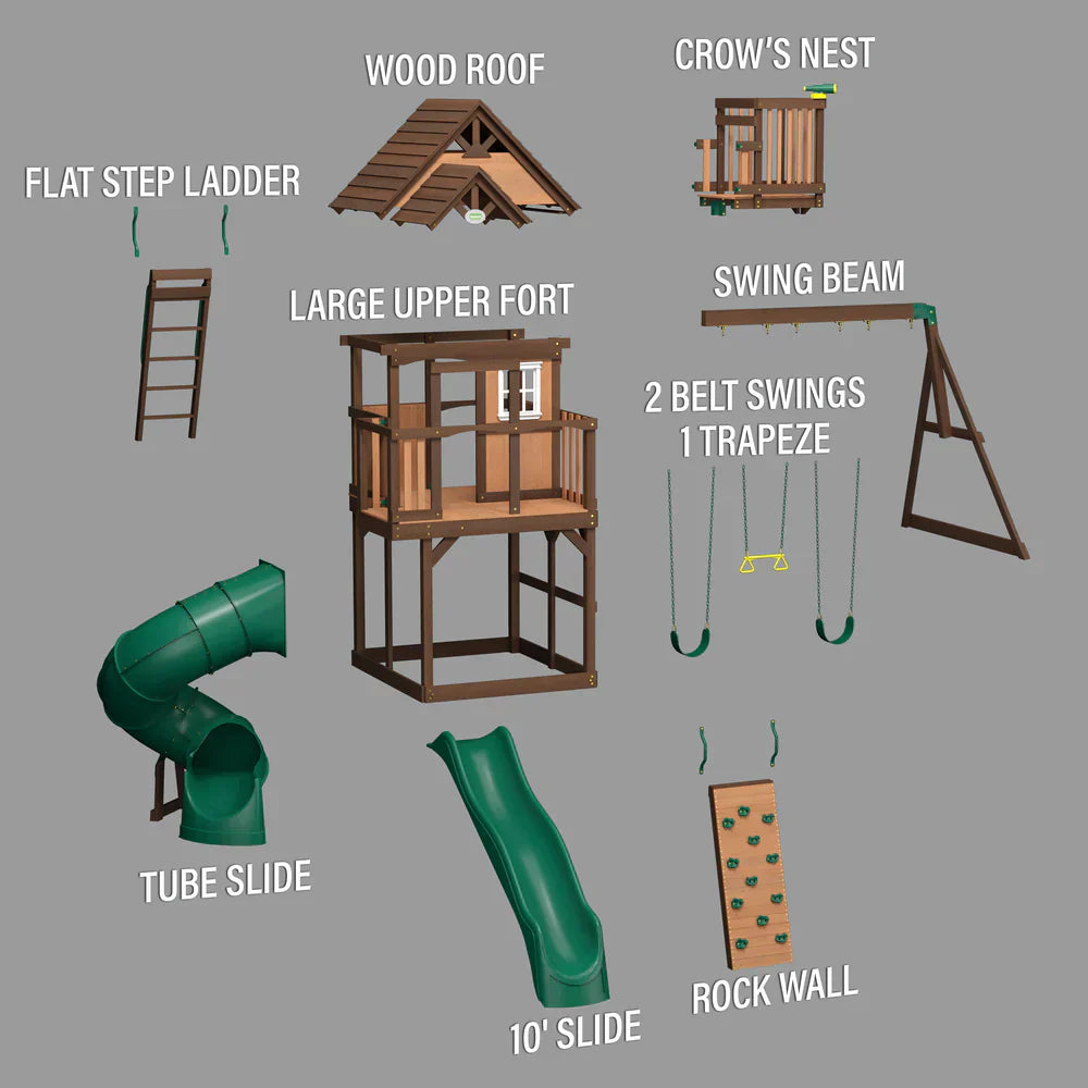 Backyard Discovery Skyfort III Swing Set