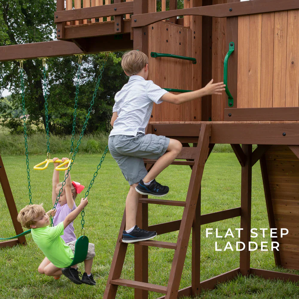 Backyard Discovery Skyfort III Swing Set
