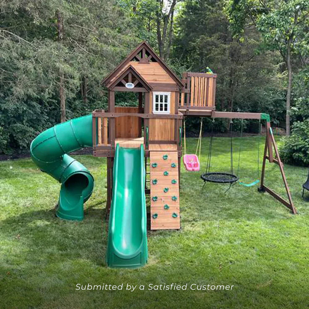 Backyard Discovery Skyfort III Swing Set