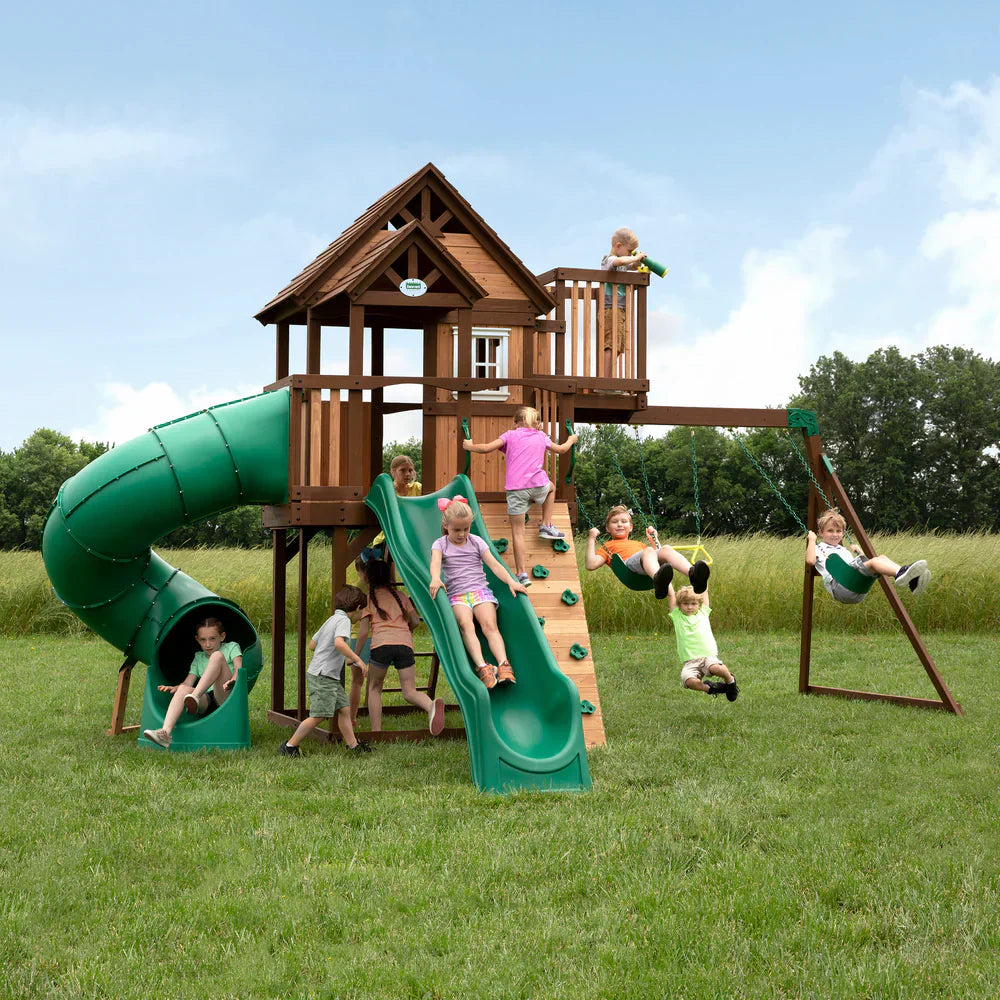 Backyard Discovery Skyfort III Swing Set