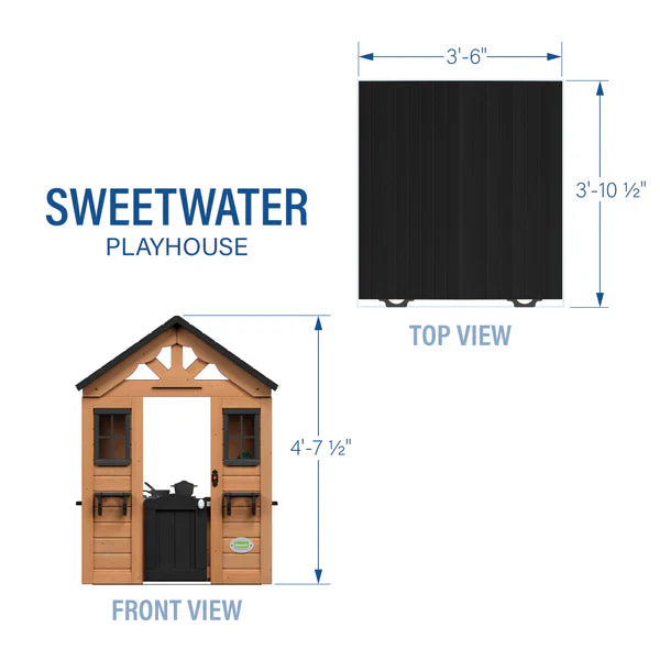 Backyard Discovery Sweetwater Wooden Playhouse