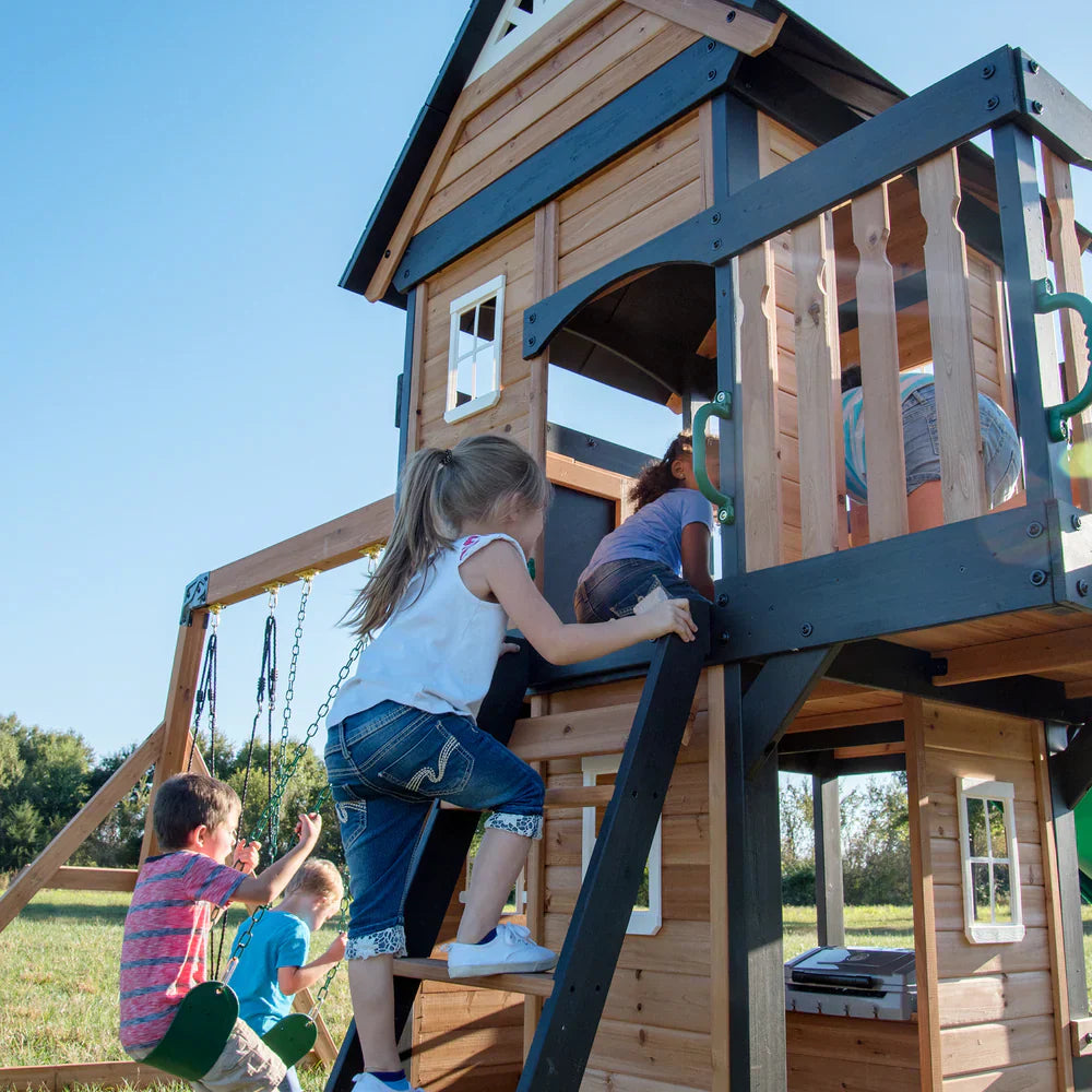 Backyard Discovery Canyon Creek All Cedar Wood Swing Set