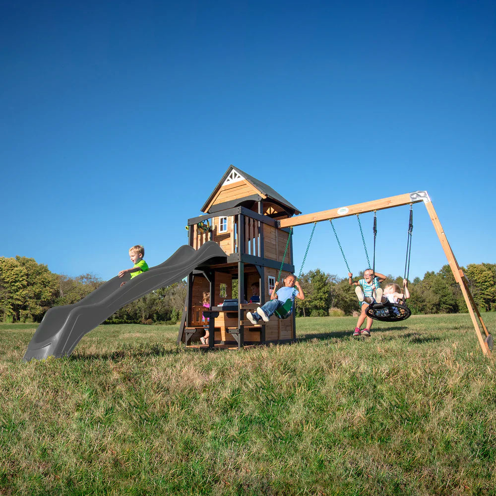 Backyard Discovery Canyon Creek All Cedar Wood Swing Set