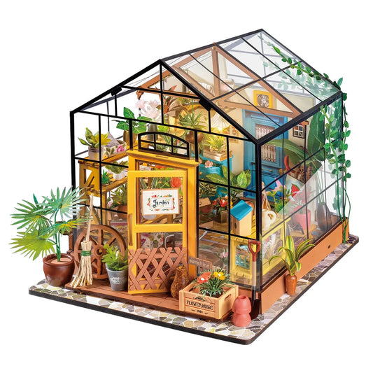 Rolife DIY Miniature House - Greenhouse Cathy's Flower House DG104