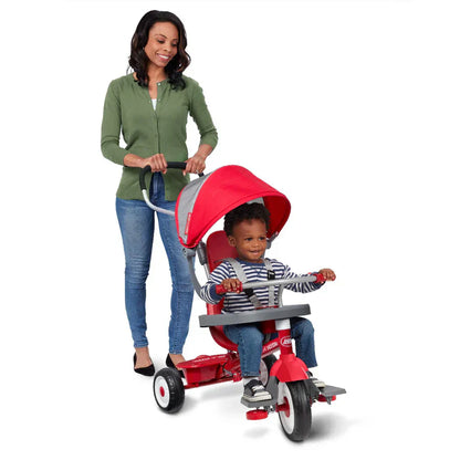 Radio Flyer 4-in-1 Stroll 'N Trike Push and Pedal Tricycle