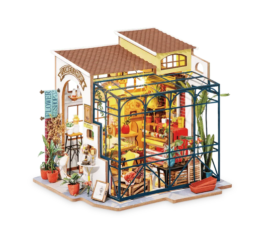 Rolife DIY Miniature Dollhouse - Emily's Flower Shop DG145