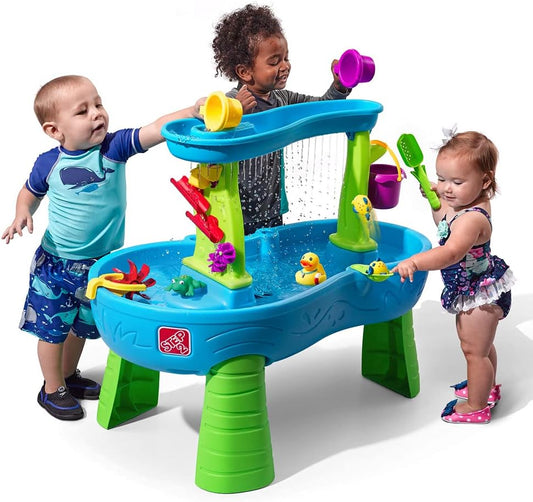 Step2 Rain Showers Splash Pond Water Table | Kids Water Play Table with 13Pc set