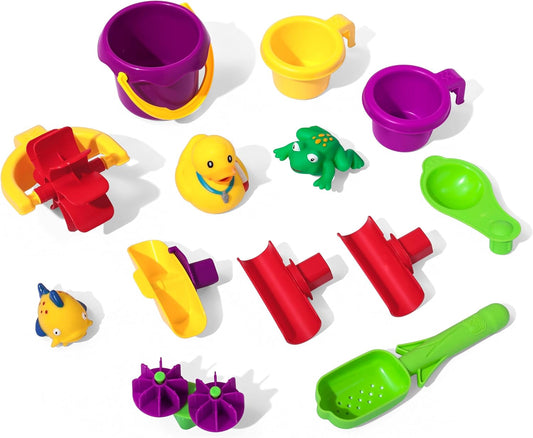Step2 Rain Showers Splash Pond Water Table | Kids Water Play Table with 13Pc set