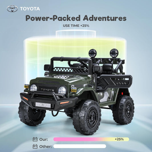 Funtok Officially Licensed Toyota Fj Cruiser Kid Ride On Car