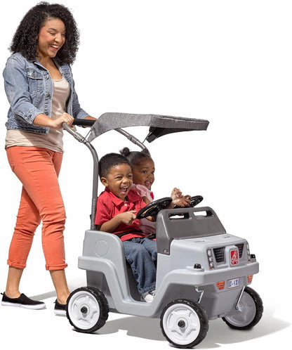 Step2 Side-by-Side Push Around SUV for Kids – Two-Seater Toddler Push Car
