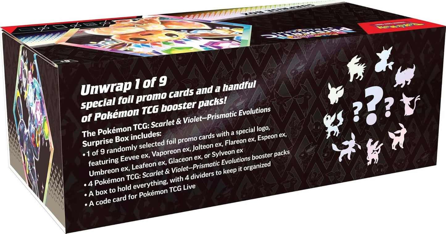 Pokémon Scarlet & Violet Prismatic Evolutions Surprise Box