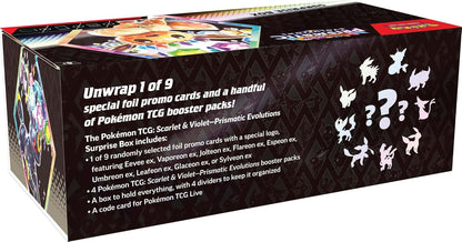 Pokémon Scarlet & Violet Prismatic Evolutions Surprise Box