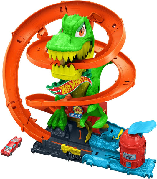 Hot Wheels City T-Rex Blaze Battle