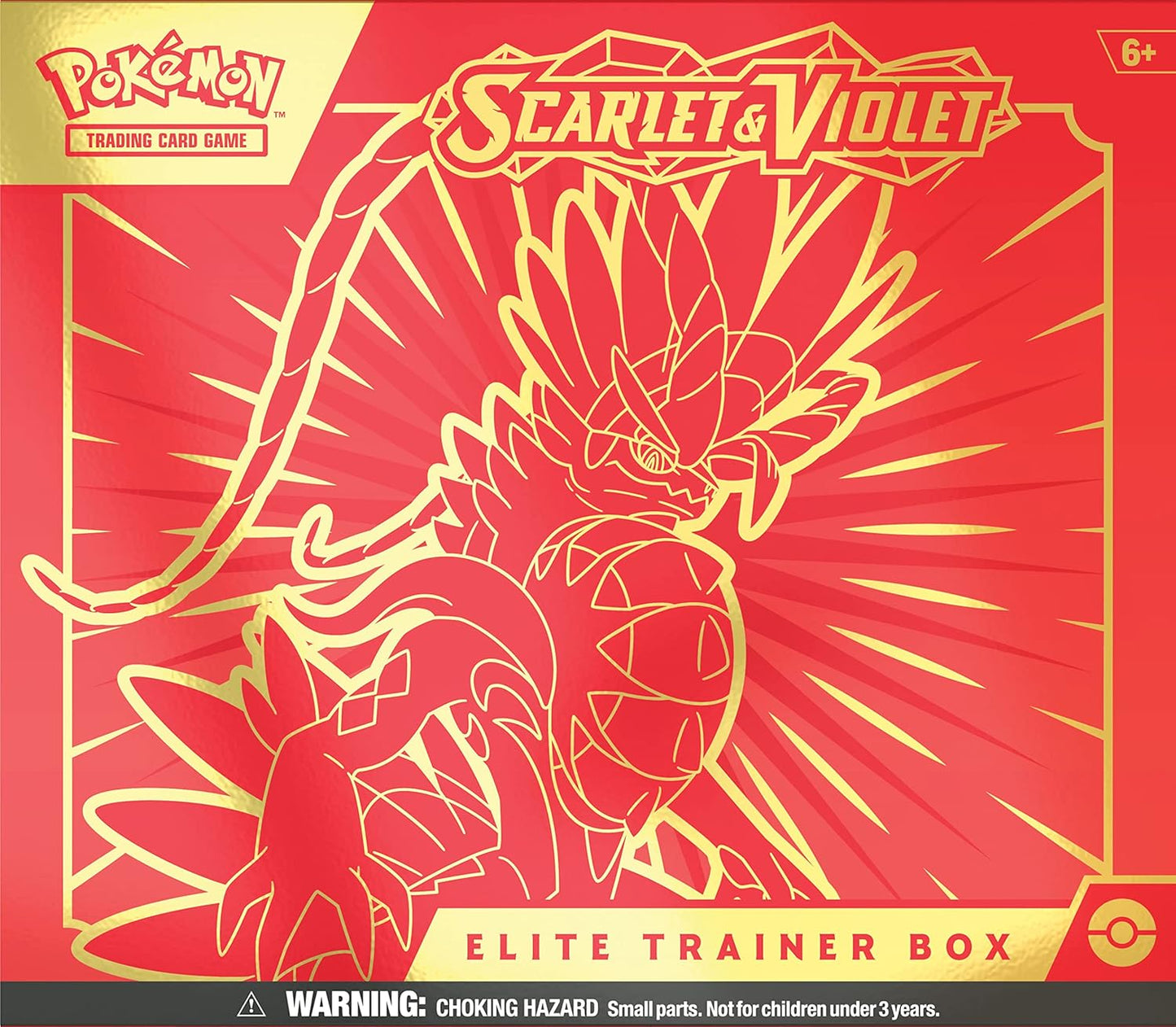 Pokémon TCG: Scarlet and Violet Elite Trainer Box - Koraidon Red