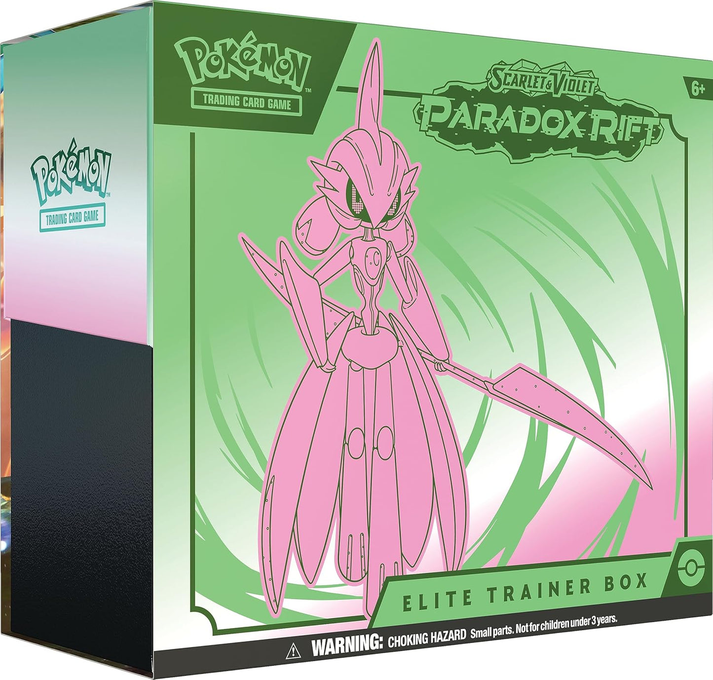 Pokémon TCG: Scarlet & Violet Paradox Rift Elite Trainer Box - Iron Valiant (9 Booster Packs)