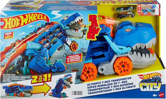 Hot Wheels Let's Race Netflix - Ultimate T-Rex Transporter