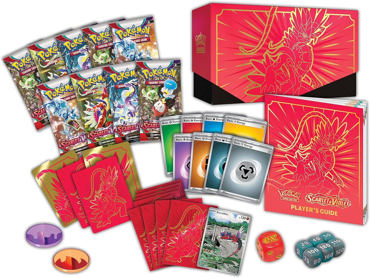 Pokémon TCG: Scarlet and Violet Elite Trainer Box - Koraidon Red