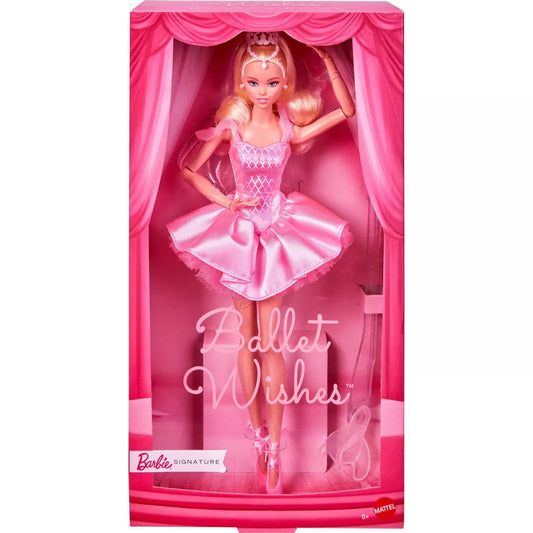 Barbie Signature Ballet Wishes 11" Collectible Fashion Doll in Satiny Pink Tutu