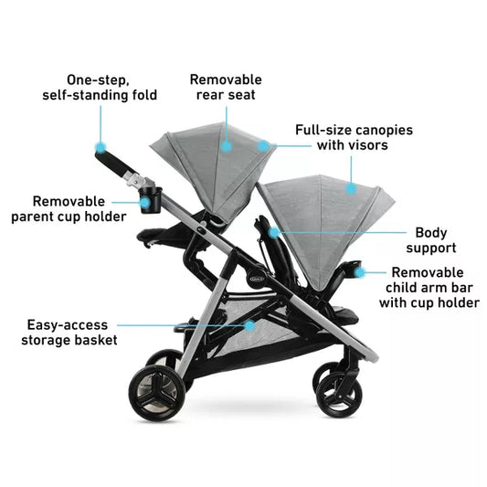 Graco Ready2Grow LX 2.0 Double Stroller