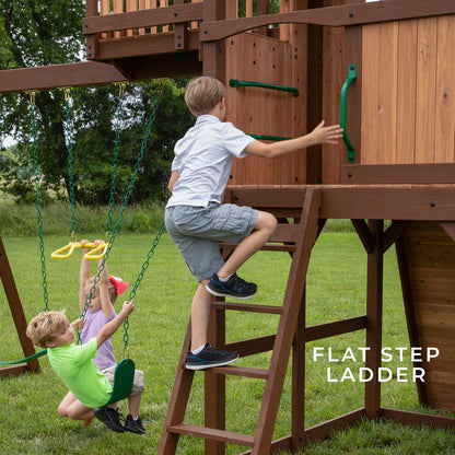 Backyard Discovery Skyfort III Swing Set