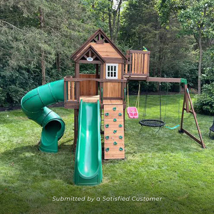 Backyard Discovery Skyfort III Swing Set