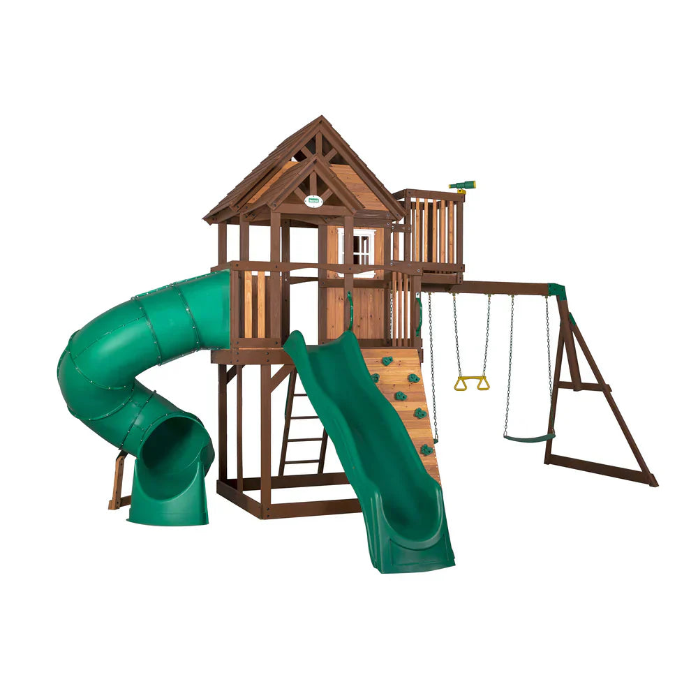 Backyard Discovery Skyfort III Swing Set