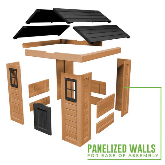 Backyard Discovery Sweetwater Wooden Playhouse
