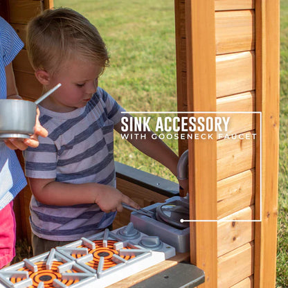 Backyard Discovery Sweetwater Wooden Playhouse