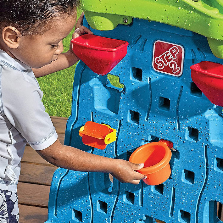 Step 2 Waterfall Discovery Wall Double-Sided Play Set with 13-Pc accessories