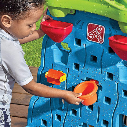Step 2 Waterfall Discovery Wall Double-Sided Play Set with 13-Pc accessories