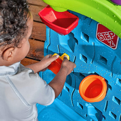 Step 2 Waterfall Discovery Wall Double-Sided Play Set with 13-Pc accessories