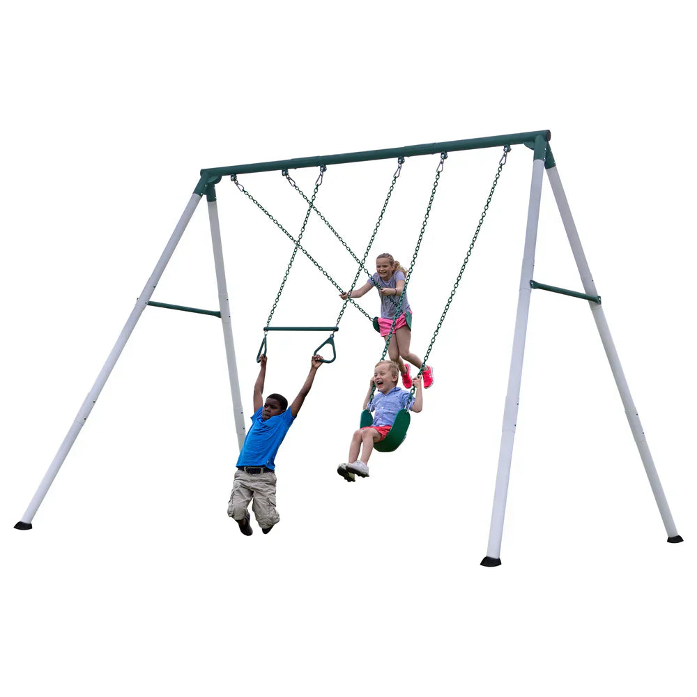 Backyard Discovery Big Brutus Heavy Duty A Frame Swing Set