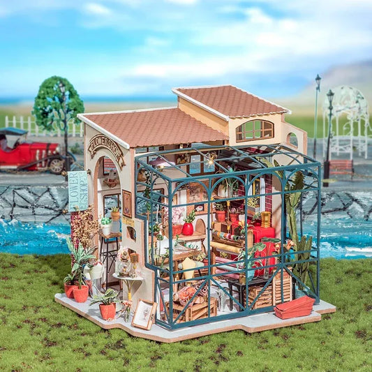 Rolife DIY Miniature Dollhouse - Emily's Flower Shop DG145