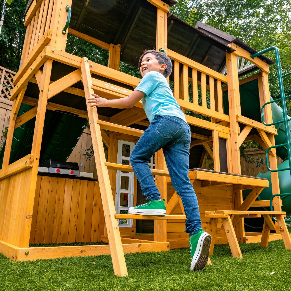 KidKraft Adventure Bend Swing Set