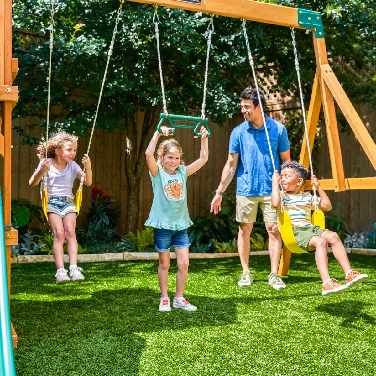 KidKraft Adventure Bend Swing Set
