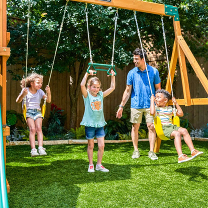 KidKraft Adventure Bend Swing Set