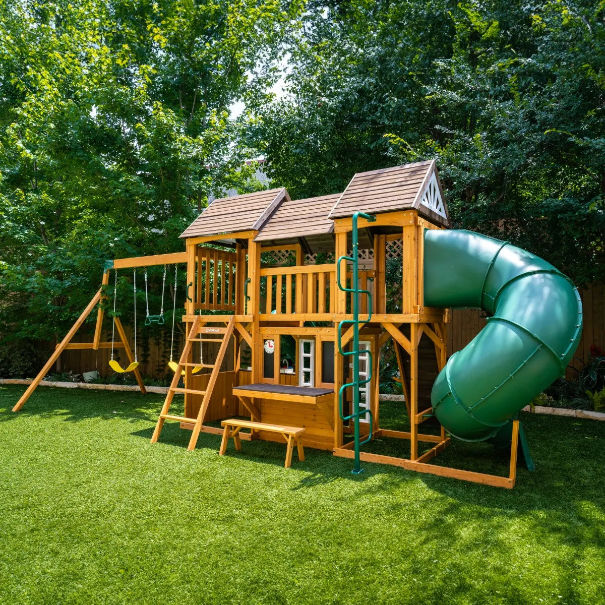 KidKraft Adventure Bend Swing Set