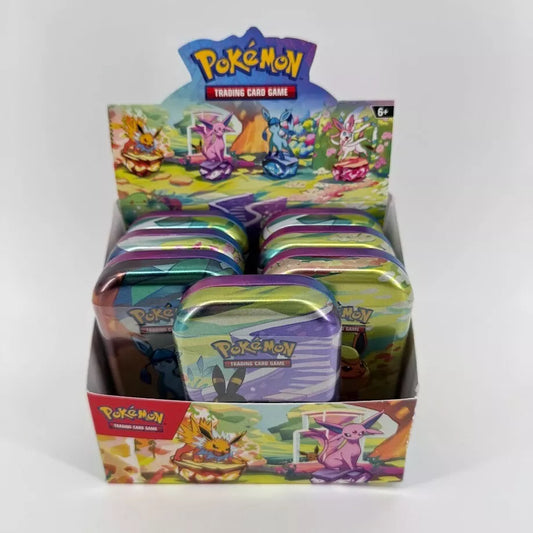 Pokémon Scarlet and Violet 8.5 Prismatic Evolutions Mini Tin